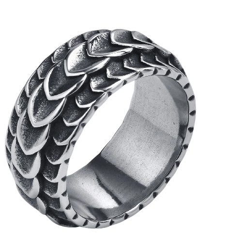 bague viking dragon