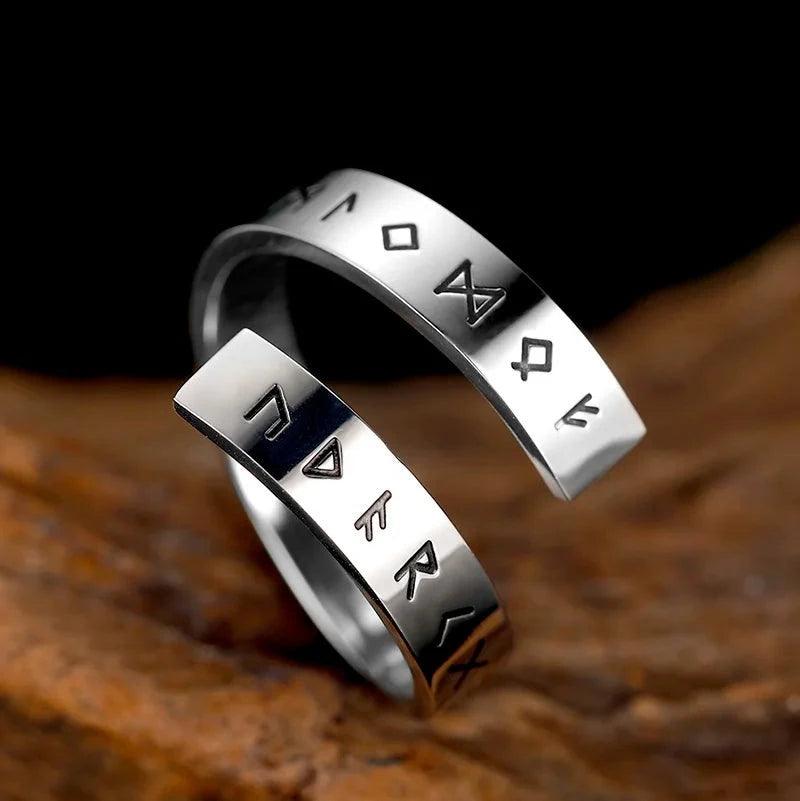 Bague Spirale Futhark - Univers Celtique