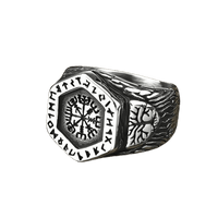 Thumbnail for Bague Vegvisir et Valknut - Univers Celtique