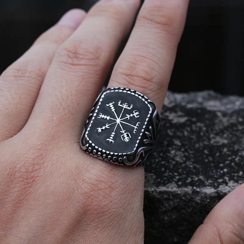 Bague Vegvisir Odin - Univers Celtique