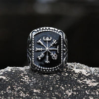 Thumbnail for Bague Vegvisir Odin - Univers Celtique