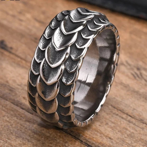 bague viking dragon