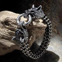 Thumbnail for Bracelet Viking Tête de Loup