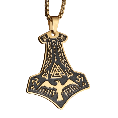 Collier Aigle Valknut - Univers Celtique