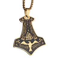 Thumbnail for Collier Aigle Valknut - Univers Celtique