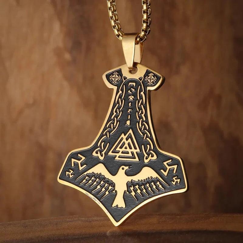 Collier Aigle Valknut - Univers Celtique