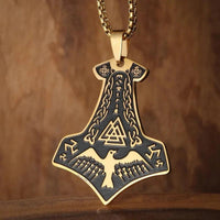 Thumbnail for Collier Aigle Valknut - Univers Celtique