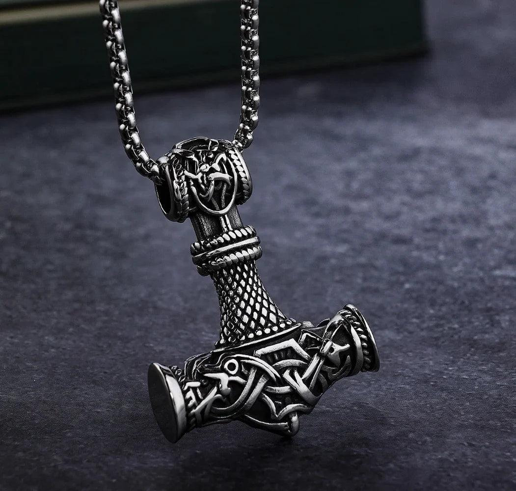 Collier Viking Mjöllnir - Univers Celtique