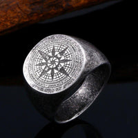 Thumbnail for bague viking symbole compas
