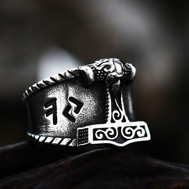 Bague viking Mjöllnir - Univers Celtique